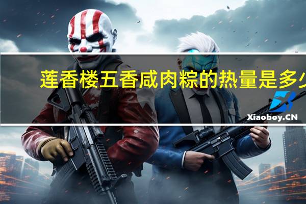 莲香楼 五香咸肉粽的热量是多少