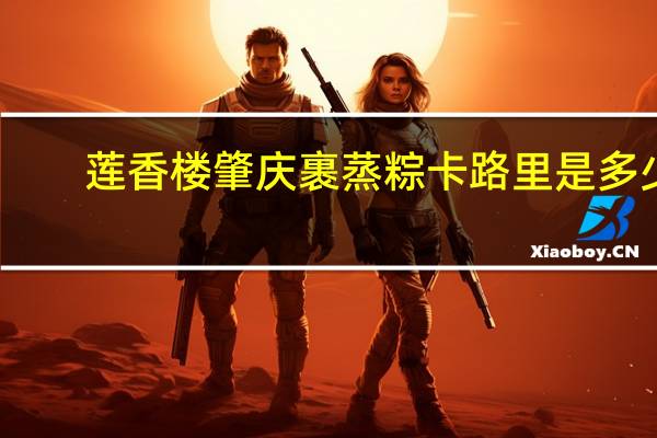 莲香楼 肇庆裹蒸粽卡路里是多少
