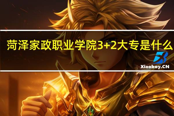 菏泽家政职业学院3+2大专是什么意思