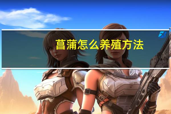 菖蒲怎么养殖方法