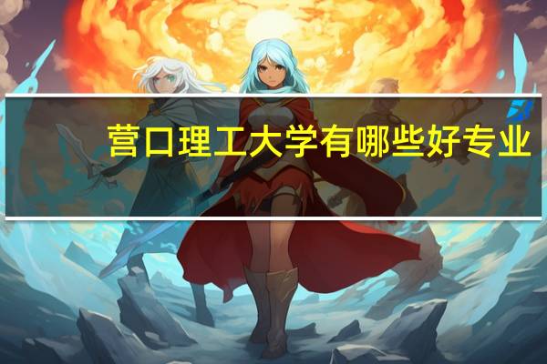 营口理工大学有哪些好专业