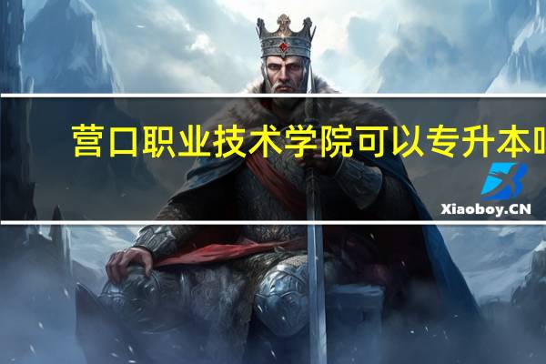 营口职业技术学院可以专升本吗