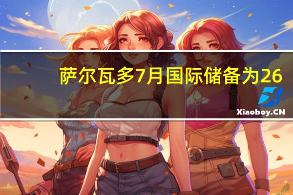 萨尔瓦多7月国际储备为26.17亿美元
