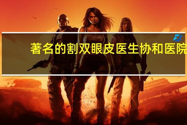 著名的割双眼皮医生 协和医院双眼皮手术哪个大夫好