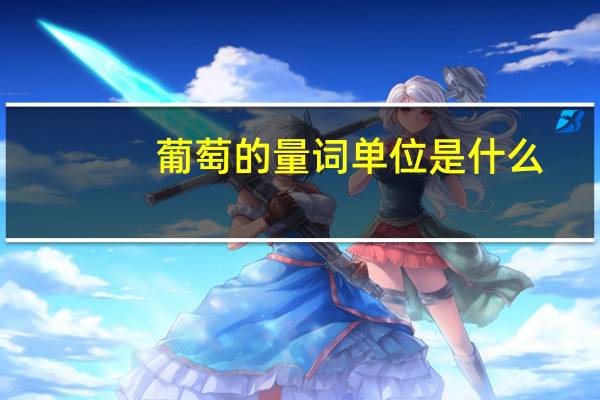 葡萄的量词单位是什么