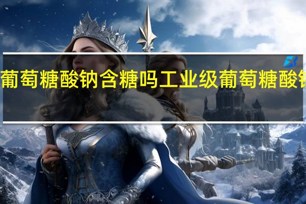 葡萄糖酸钠含糖吗 工业级葡萄糖酸钠厂家