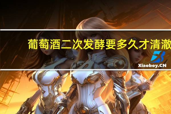 葡萄酒二次发酵要多久才清澈