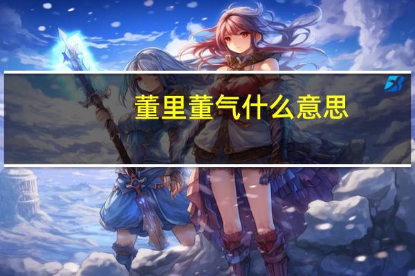 董里董气什么意思