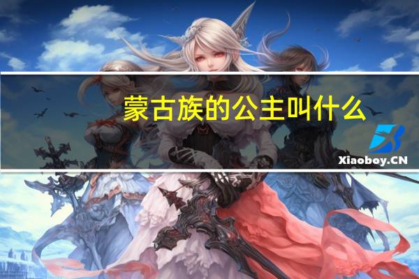 蒙古族的公主叫什么