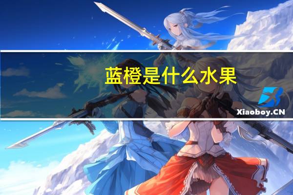 蓝橙是什么水果