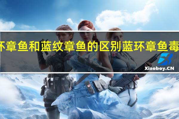 蓝环章鱼和蓝纹章鱼的区别 蓝环章鱼毒性排第几