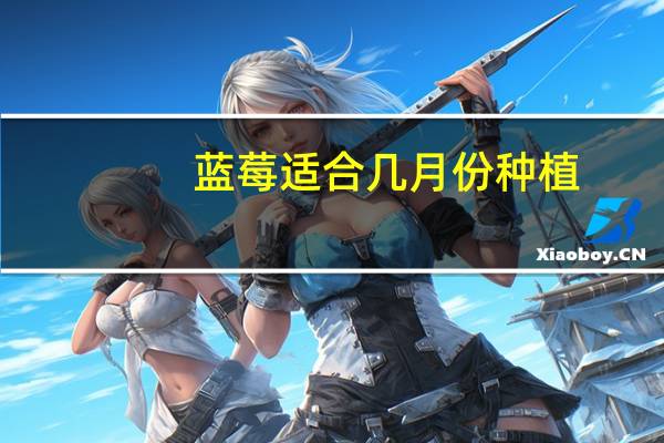 蓝莓适合几月份种植