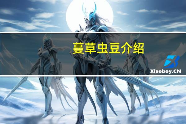 蔓草虫豆介绍