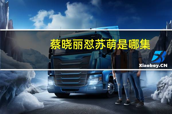 蔡晓丽怼苏萌是哪集