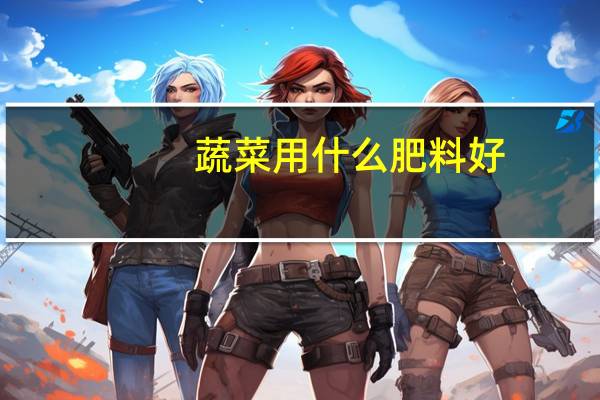 蔬菜用什么肥料好