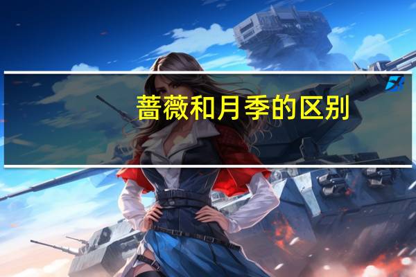 蔷薇和月季的区别：从花的簇生数量上很容易区分