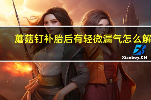 蘑菇钉补胎后有轻微漏气怎么解决