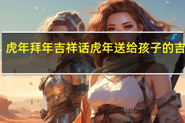 虎年拜年吉祥话 虎年送给孩子的吉祥话
