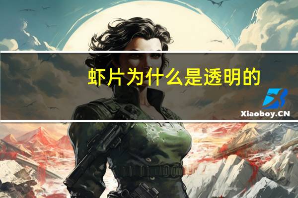 虾片为什么是透明的