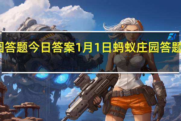 蚂蚁庄园答题今日答案1月1日 蚂蚁庄园答题今日答案汇总