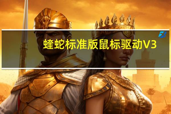 蝰蛇标准版鼠标驱动 V3.05 官方最新版（蝰蛇标准版鼠标驱动 V3.05 官方最新版功能简介）