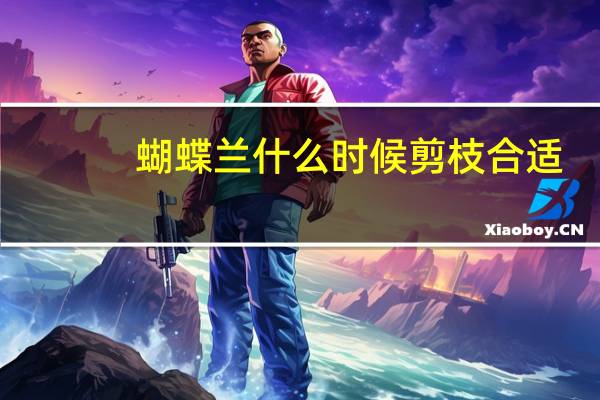 蝴蝶兰什么时候剪枝合适