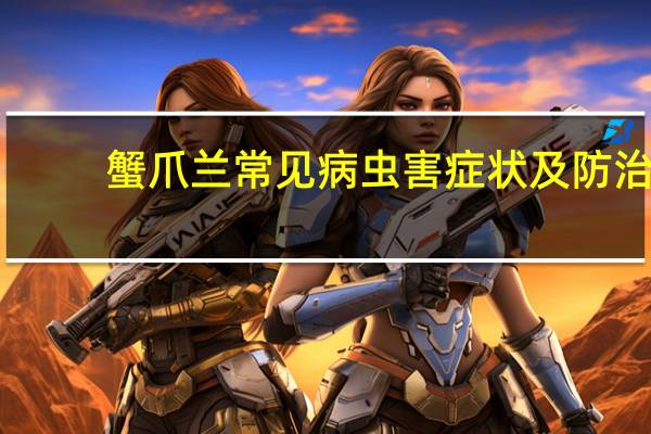 蟹爪兰常见病虫害症状及防治