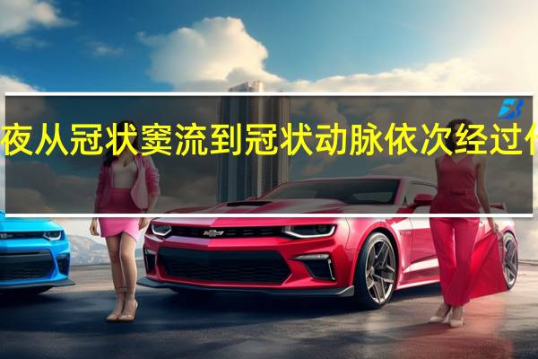 血夜从冠状窦流到冠状动脉依次经过什么途径