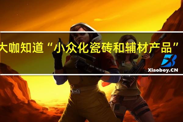行业大咖知道“小众化瓷砖和辅材产品”出路在何方