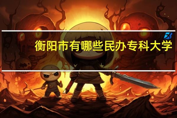 衡阳市有哪些民办专科大学