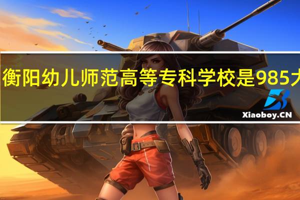 衡阳幼儿师范高等专科学校是985大学吗