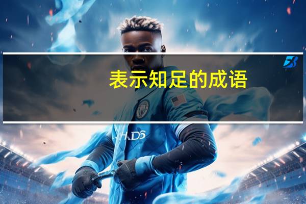 表示知足的成语
