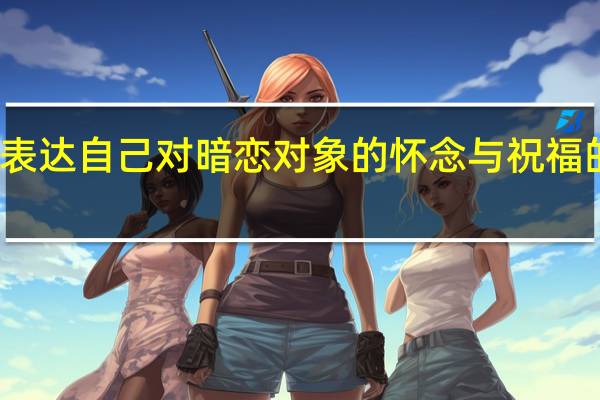表达自己对暗恋对象的怀念与祝福的古诗