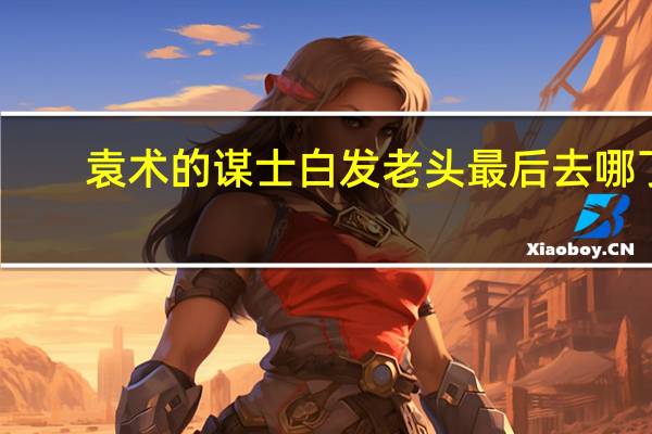 袁术的谋士白发老头最后去哪了（袁术的谋士）