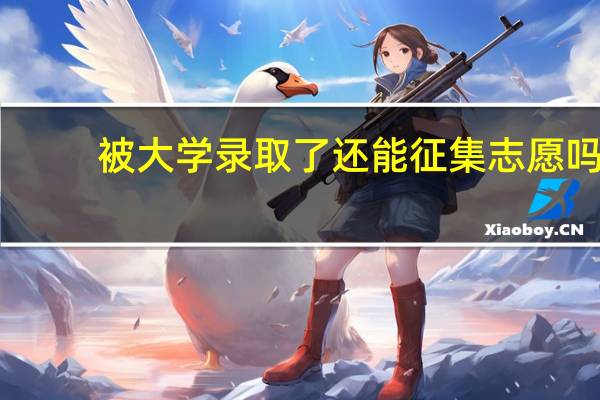 被大学录取了还能征集志愿吗
