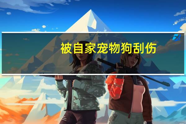 被自家宠物狗刮伤