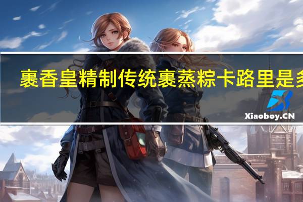 裹香皇 精制传统裹蒸粽卡路里是多少