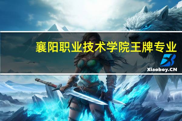 襄阳职业技术学院王牌专业