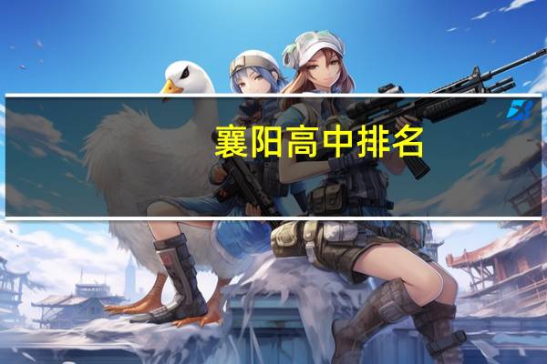 襄阳高中排名