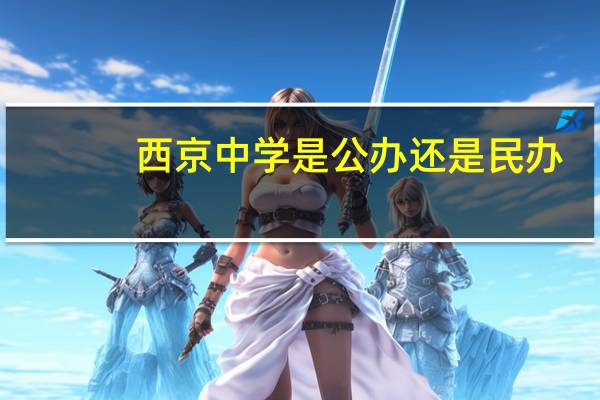 西京中学是公办还是民办