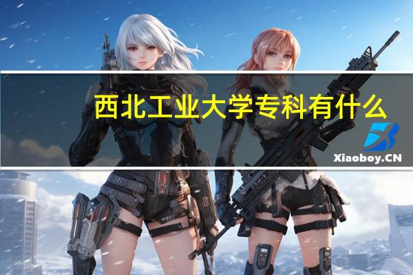 西北工业大学专科有什么