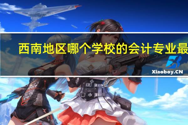西南地区哪个学校的会计专业最好