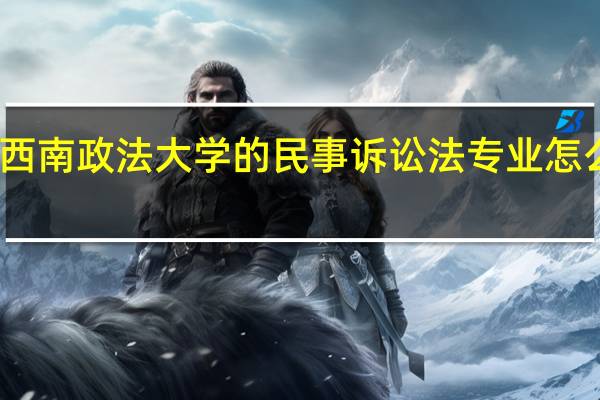 西南政法大学的民事诉讼法专业怎么样呀