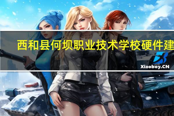 西和县何坝职业技术学校硬件建设