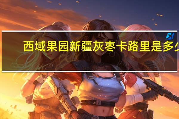 西域果园 新疆灰枣卡路里是多少