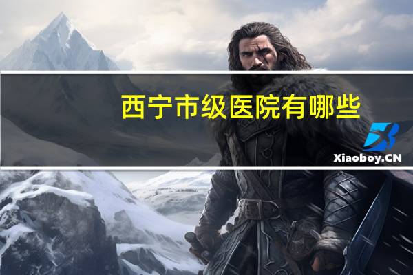 西宁市级医院有哪些(青海省西宁市公立医院有哪些)