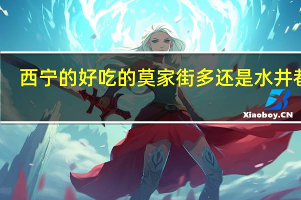 西宁的好吃的莫家街多还是水井巷多