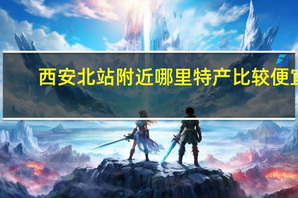 西安北站附近哪里特产比较便宜