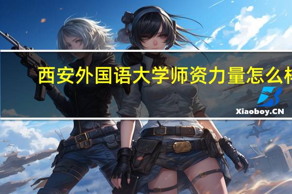 西安外国语大学师资力量怎么样,队伍水平如何