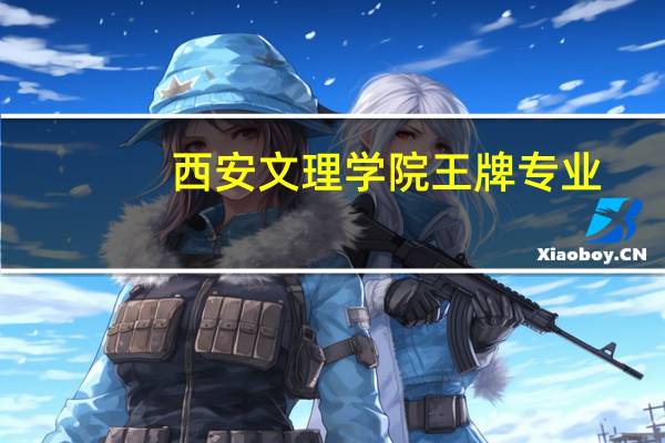 西安文理学院王牌专业